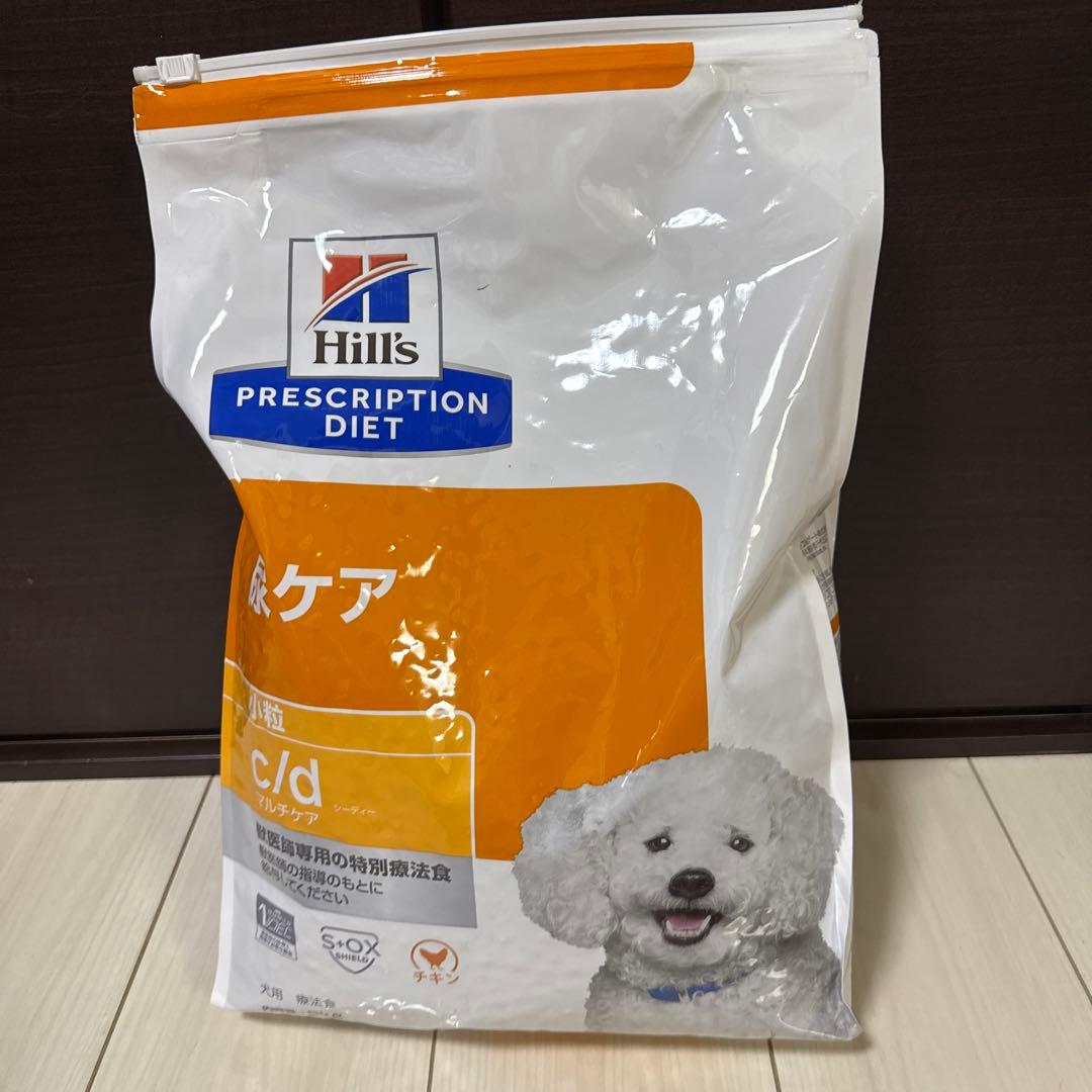 ⑤ ヒルズ 小粒 チキン 尿ケア 犬用 c/dマルチケア特別療法食 3kg