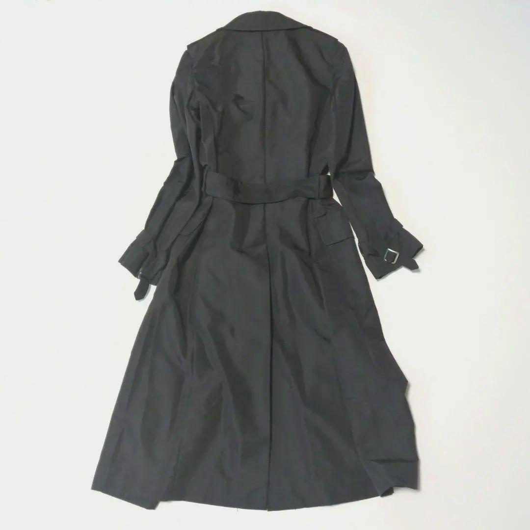 【美品】theory 美スタイル ナイロントレンチコート L相当ブラック