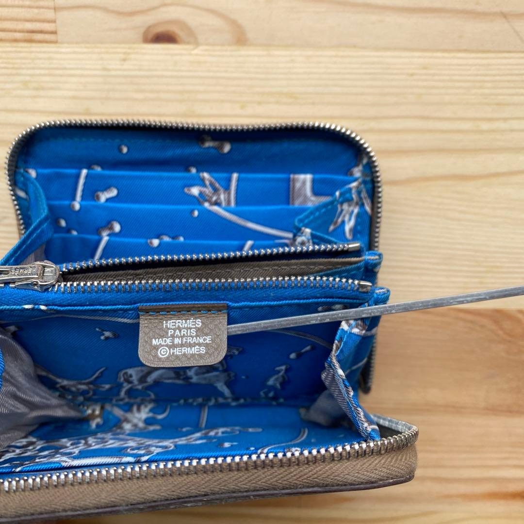 【箱あり】エルメス★ アザップコンパクト シルクイン シルバー金具