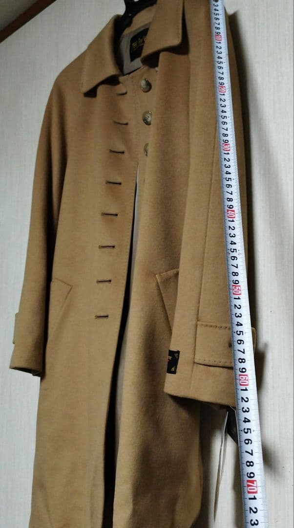 未使用　美品　カシミヤ100% ベージュロングコート