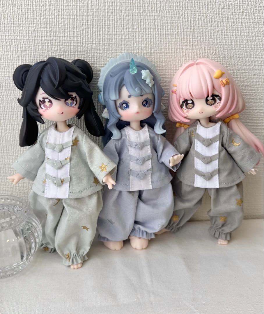 カンフーパジャマ　星屑柄3色セット