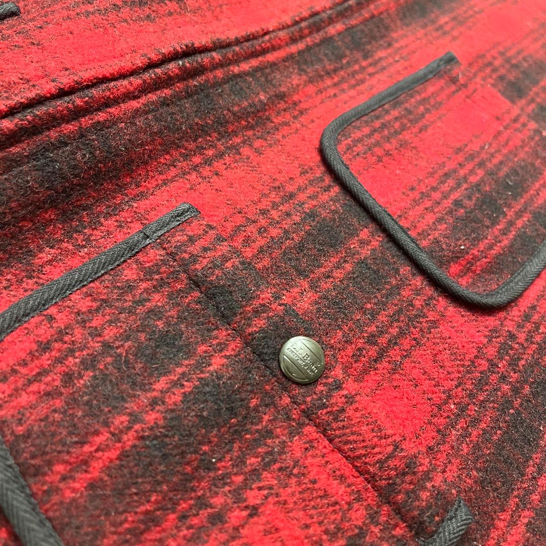 90s L.L.Bean エルエルビーン USA製 ウールベスト オンブレ