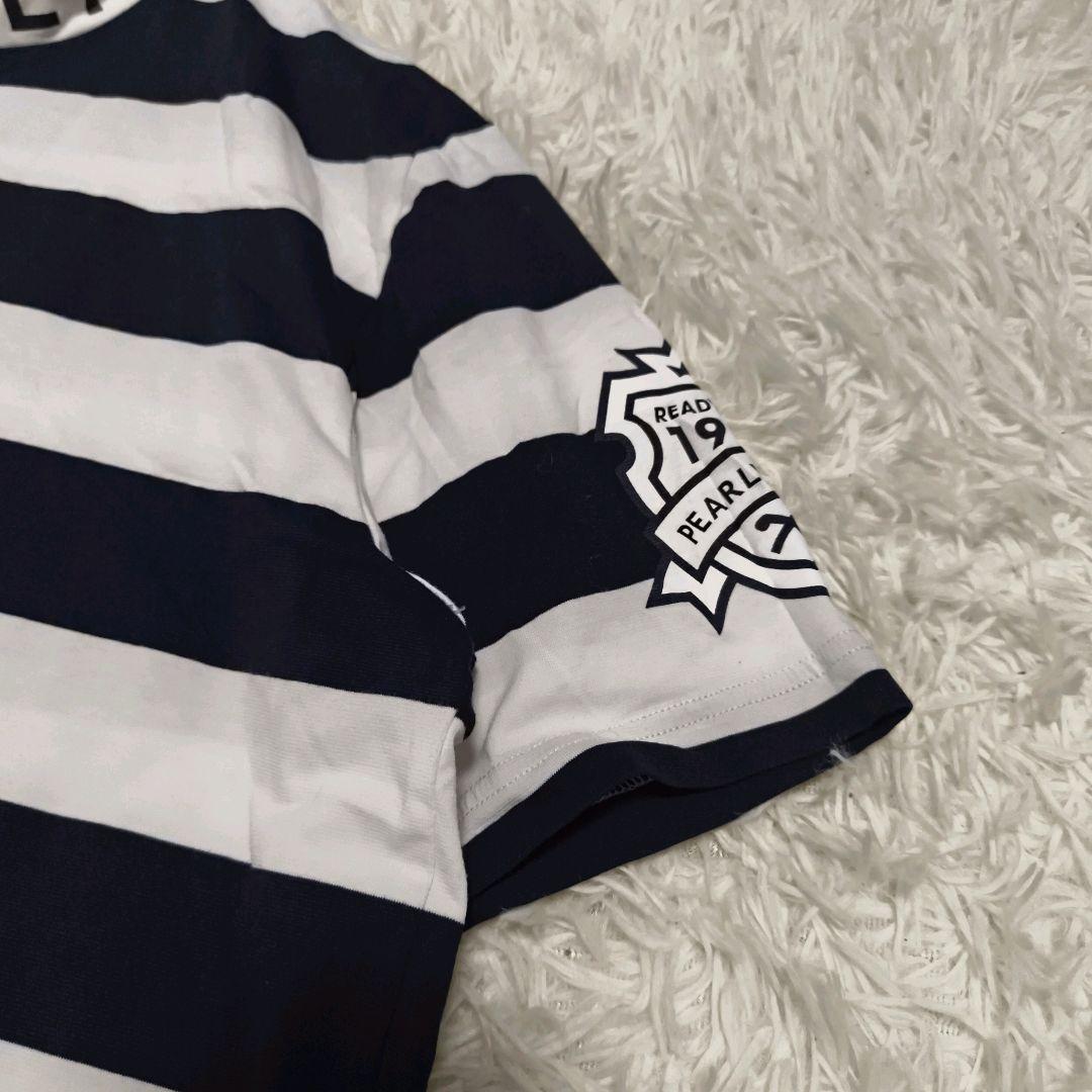 パーリーゲイツ モックネック ボーダーTシャツ