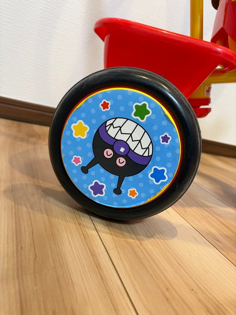 アンパンマン 三輪車 おでかけ三輪車 アンパンマンごう手押し棒付き