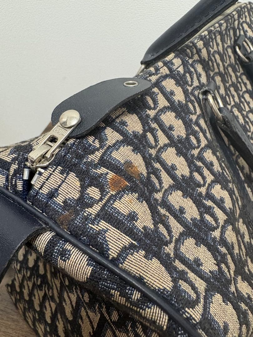 ゆな様　ミニボストン　Dior トロッター　オールド　青