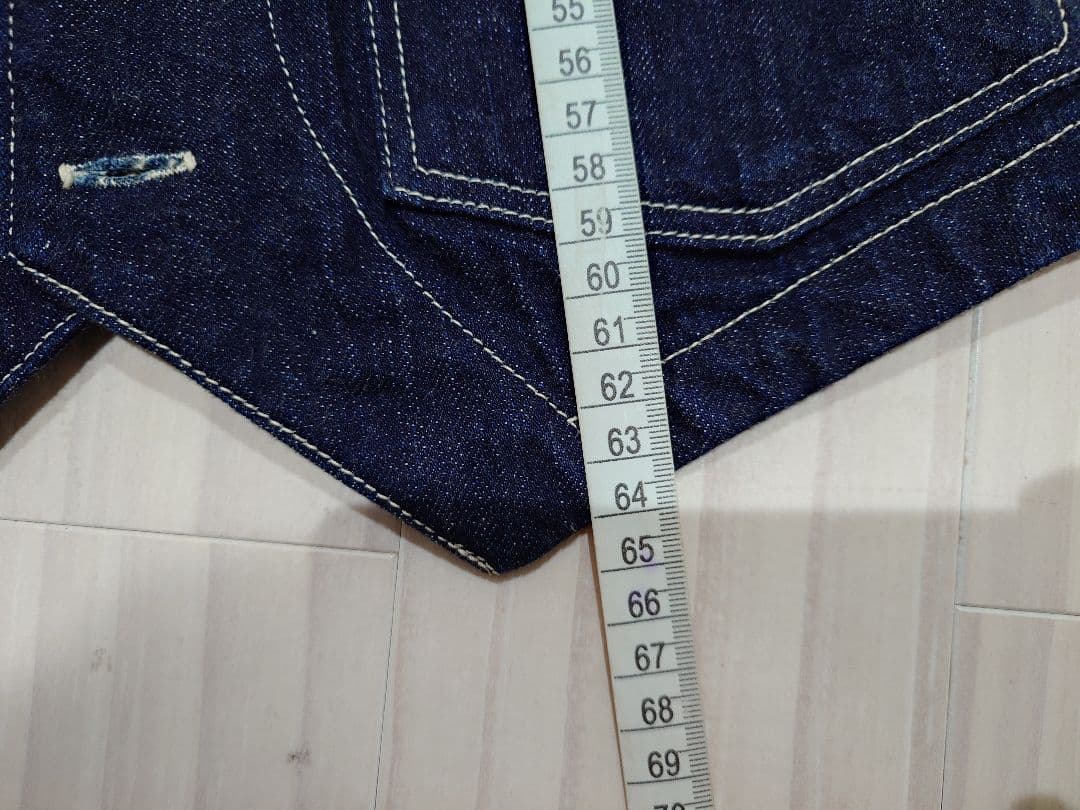 美品 FLATHEAD DENIM WORK VEST JAPAN MADE