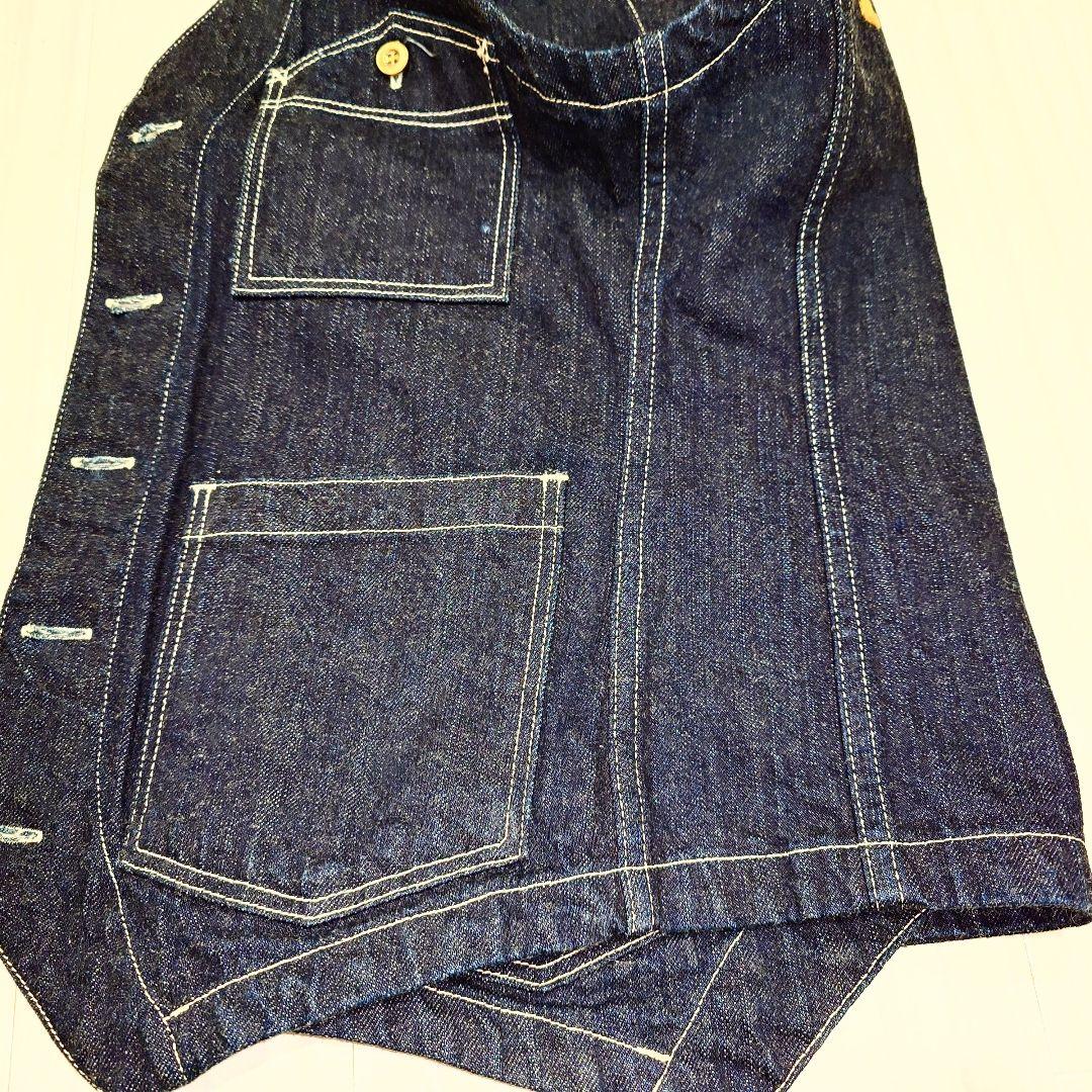 美品 FLATHEAD DENIM WORK VEST JAPAN MADE