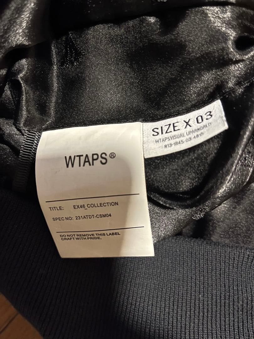 WTAPS MA-1リバーシブルジャケット 黒　X03