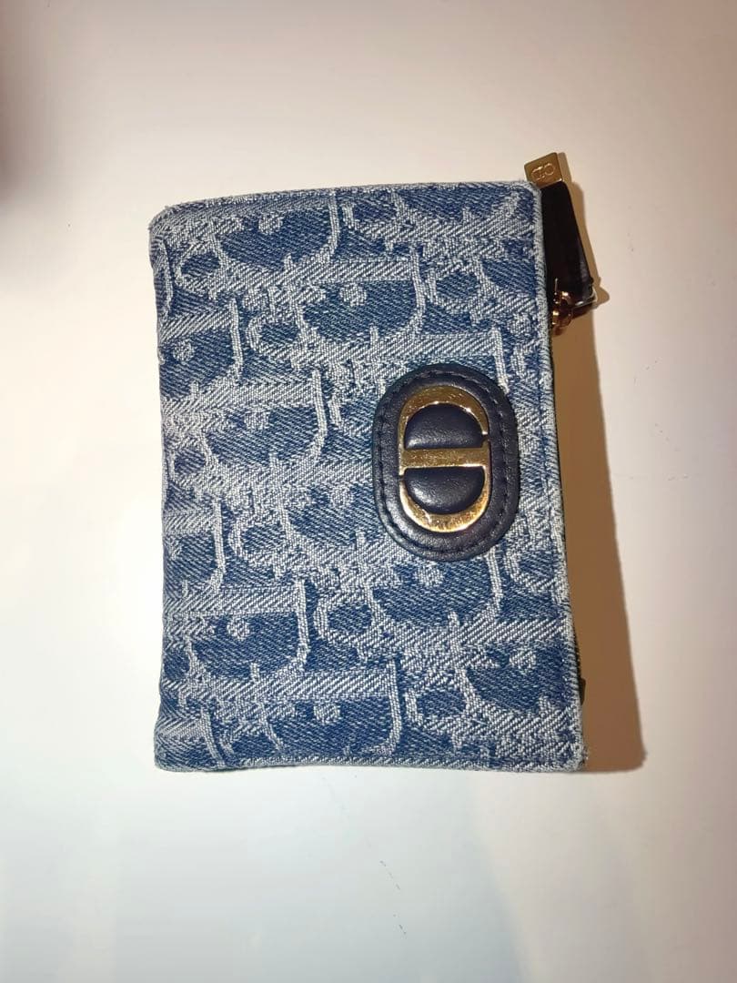 Christian Dior 二つ折り財布 デニム
