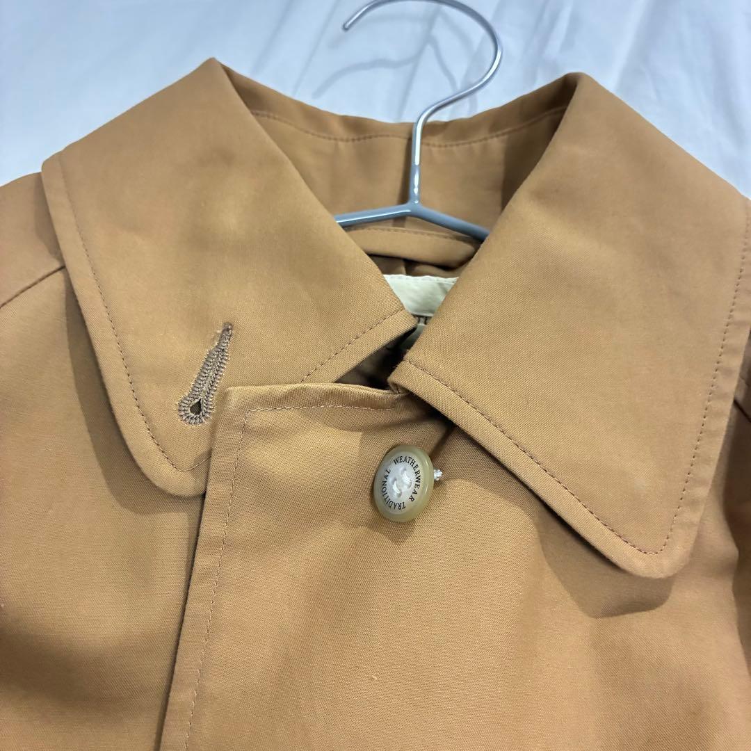【美品】Traditional Weatherwearステンカラーコート（撥水）
