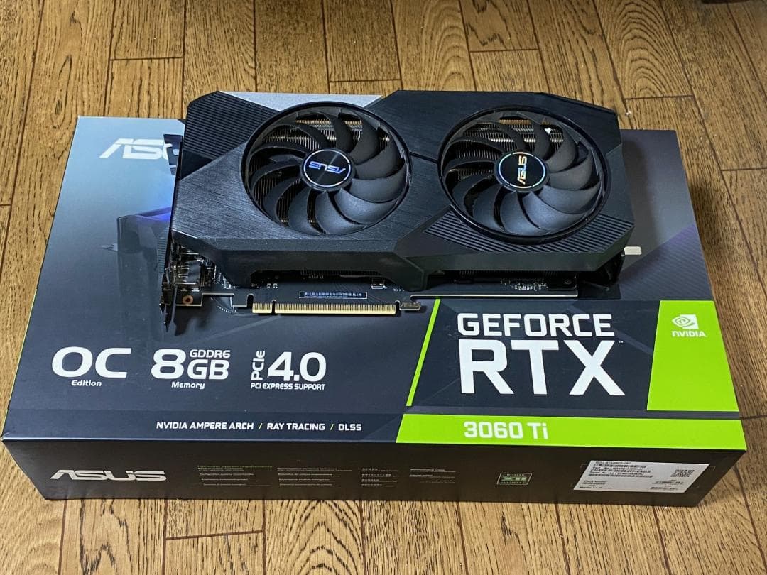 グラフィックボード・グラボ・ビデオカード ASUS GeForce RTX 3060 Ti OC Edition 8G