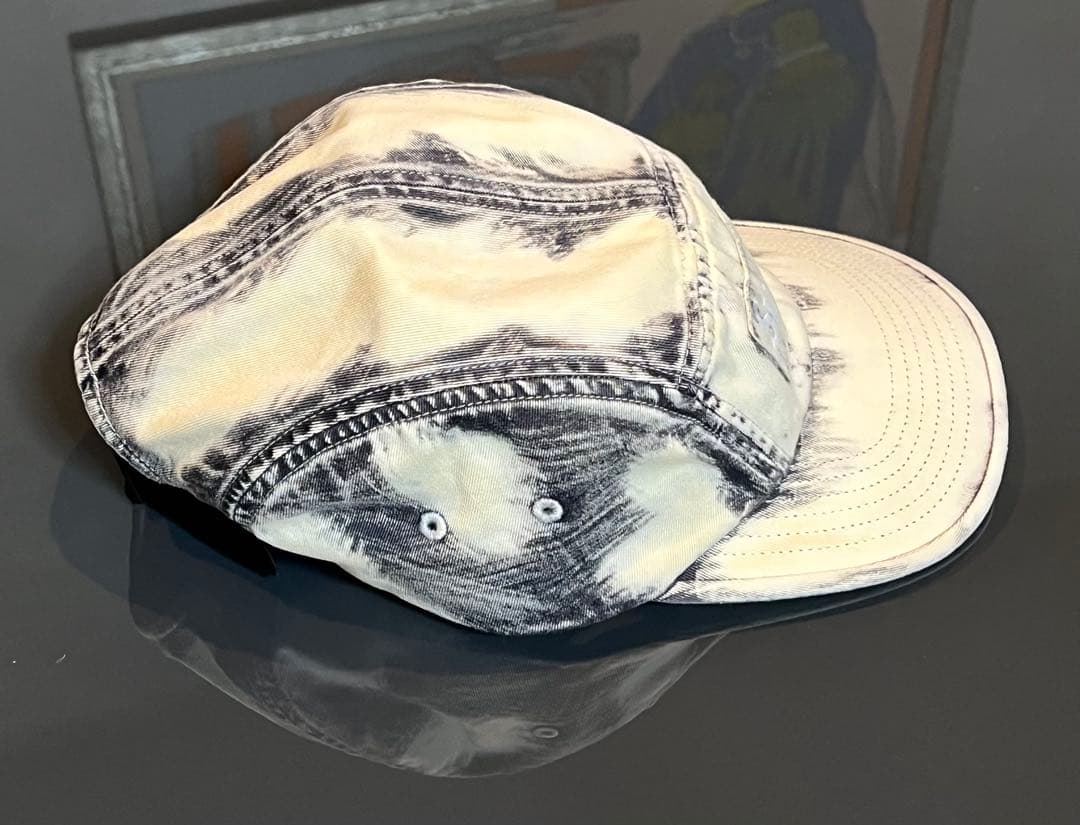 SUPREME BleachedChinoCampCapBlackキャップ