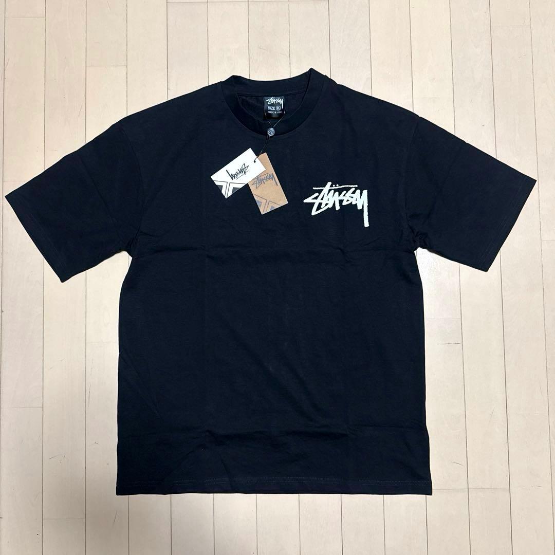 は*る様 STUSSY ステューシー ブラック ストリート Tシャツ
