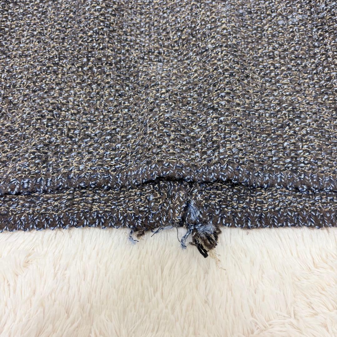 人気✨定価2.4万✨リヴドロワ　ツイードニットカーディガン　ノーカラージャケット