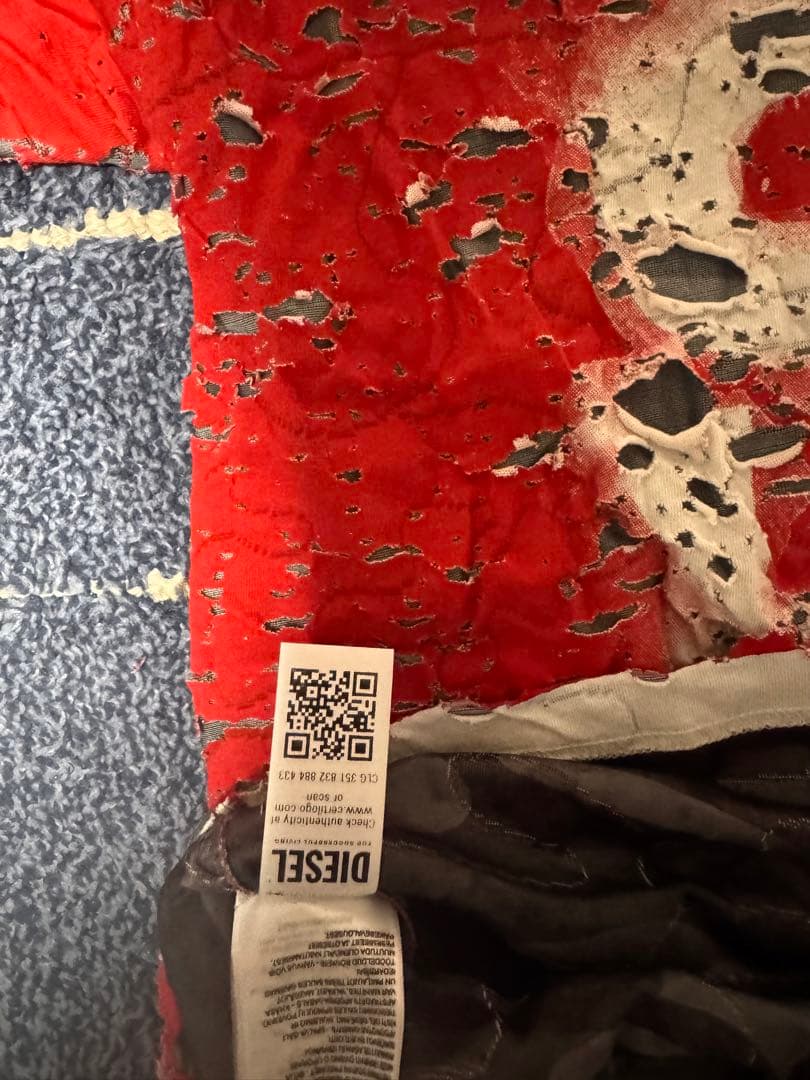 じゃっく❗️DIESEL デトロイト加工Tシャツ