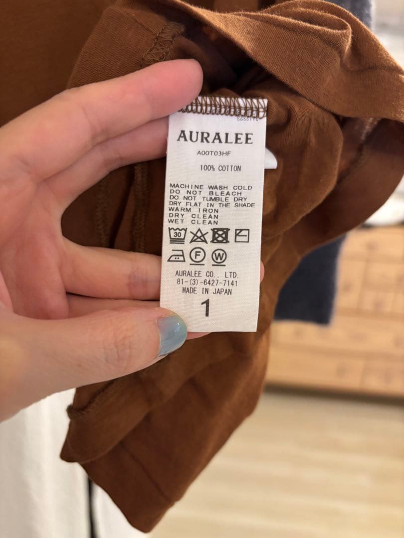 AURALEE 半袖カットソー　サイズ1