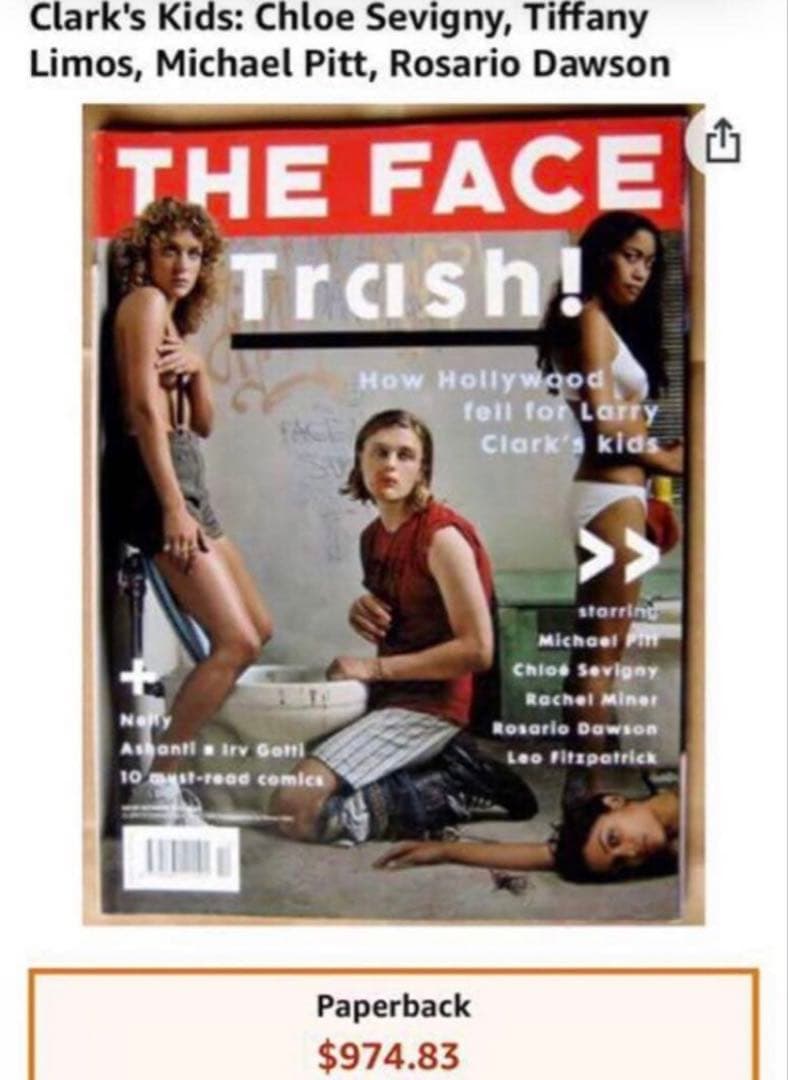 The Face 2002.10 Larry Clark 特集号 KIDS