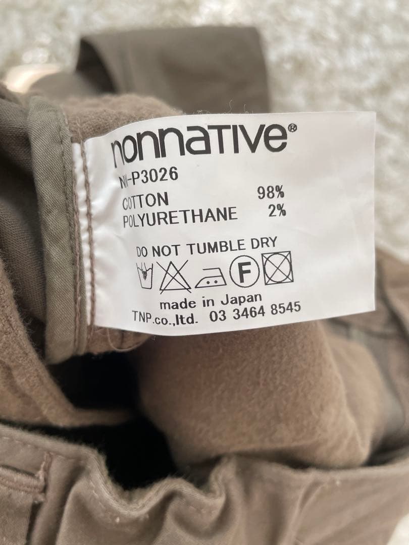 nonnative ノンネイティブ　ADVENTURER PANTS パンツ