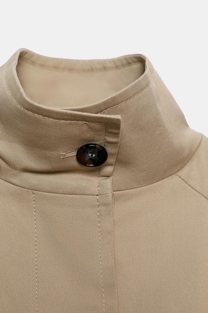 ZARA オーバーサイズスカーフディテールトレンチコート Sサイズ