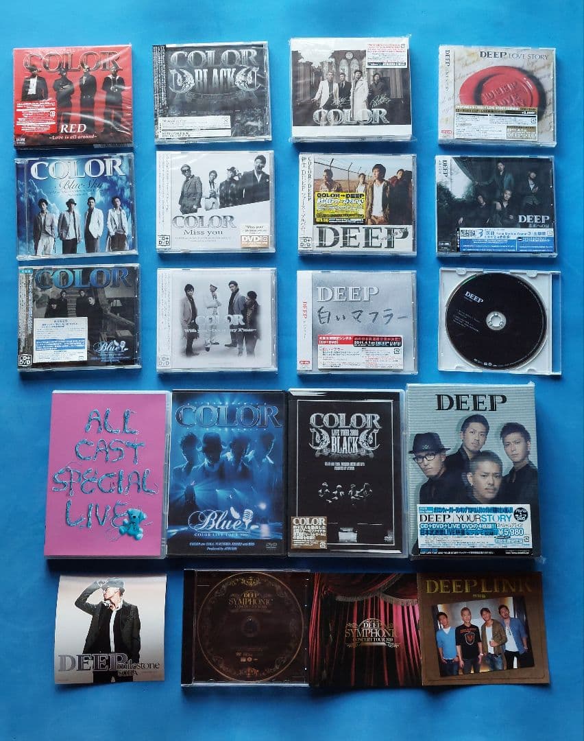 値下げ可★COLOR/DEEP グッズ&アルバム&LIVE DVD セット