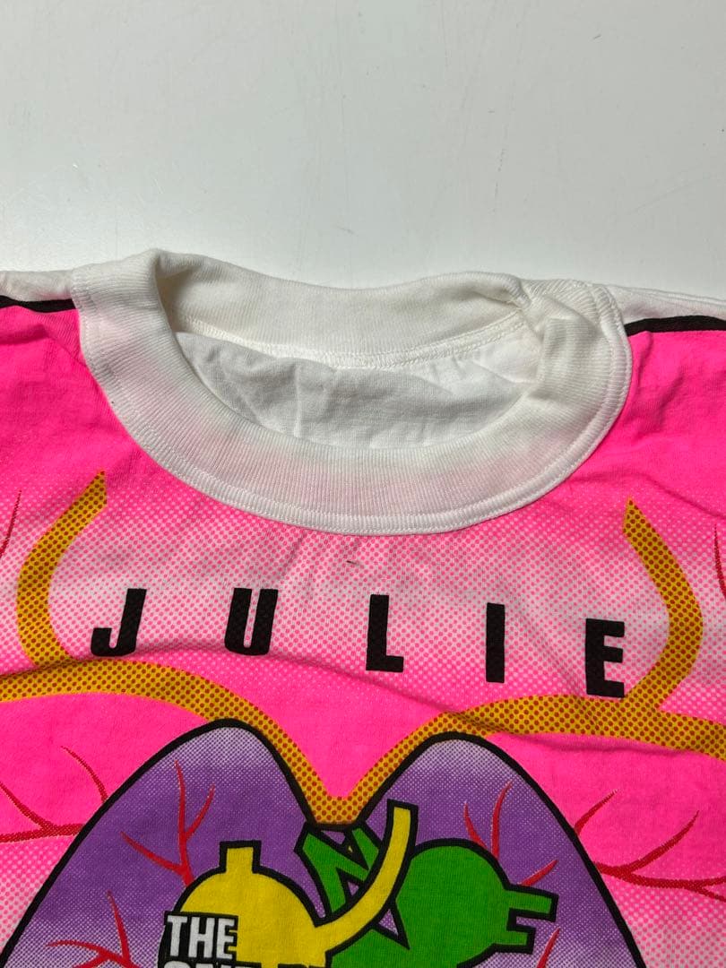 80’s JULIE 沢田研二　半袖Tシャツ　ホワイト　Sサイズ相当