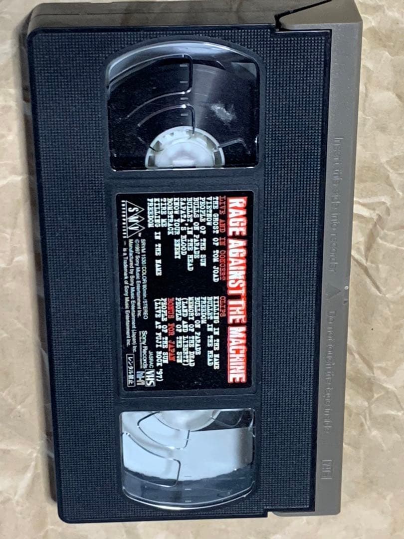 レイジ・アゲインスト・ザ・マシーン 中古VHSビデオ