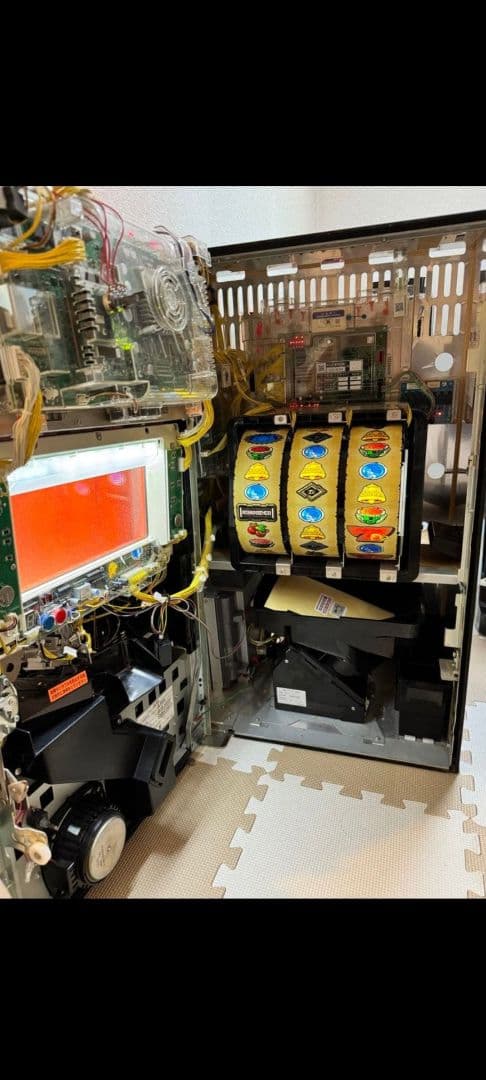【★処分価格★毎日値下】パチスロ実機　秘宝伝〜太陽を求める者達〜　不要機付