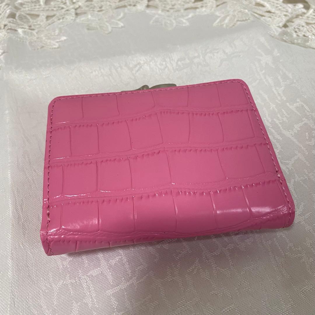 ヴィヴィアンウエストウッド ピンク三つ折財布