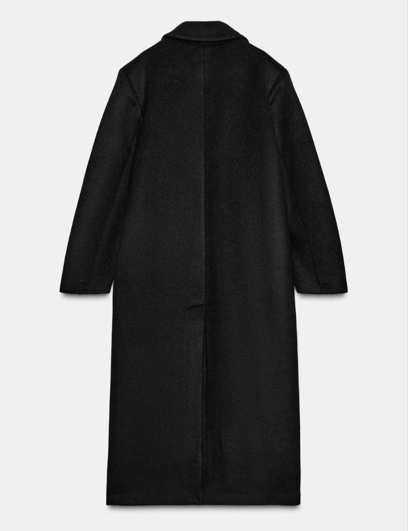【新品タグ付き】ZARA ウール混紡エクストラロングコート S