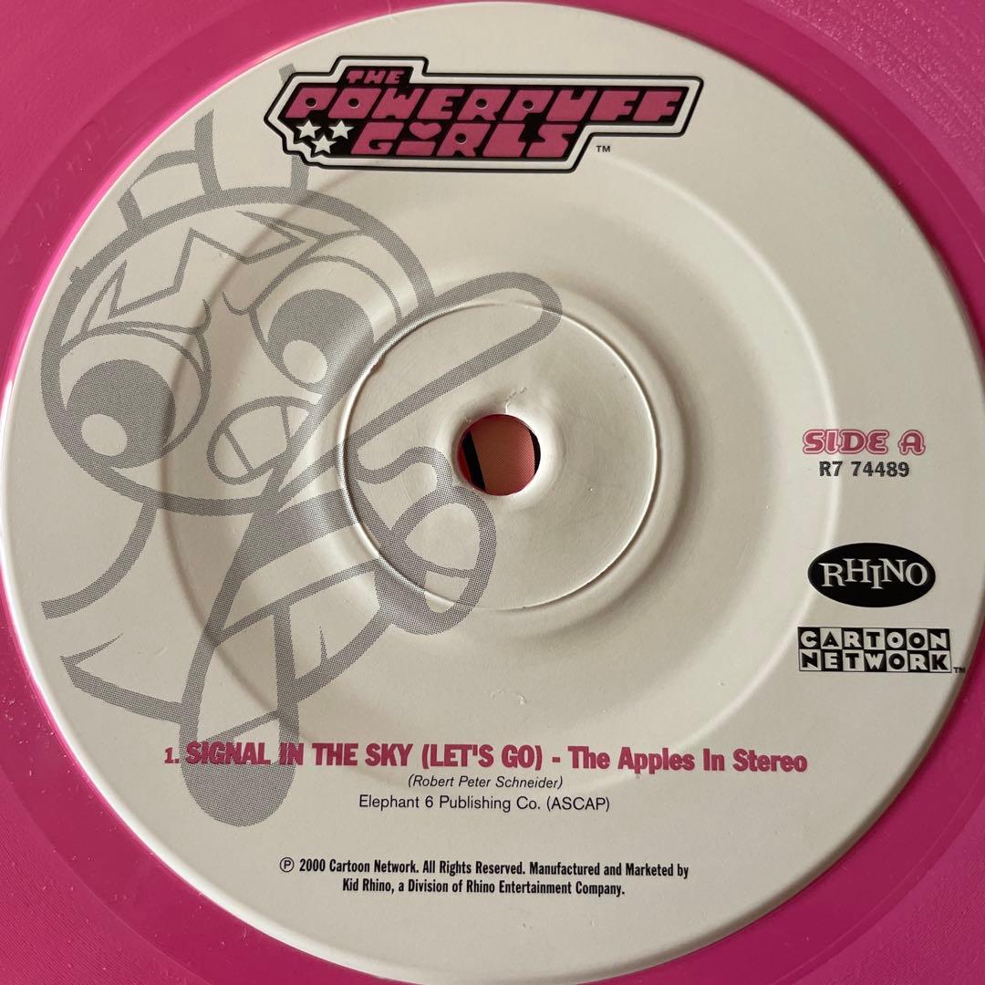 Powerpuff Girls ピンク盤 7インチ US 2000