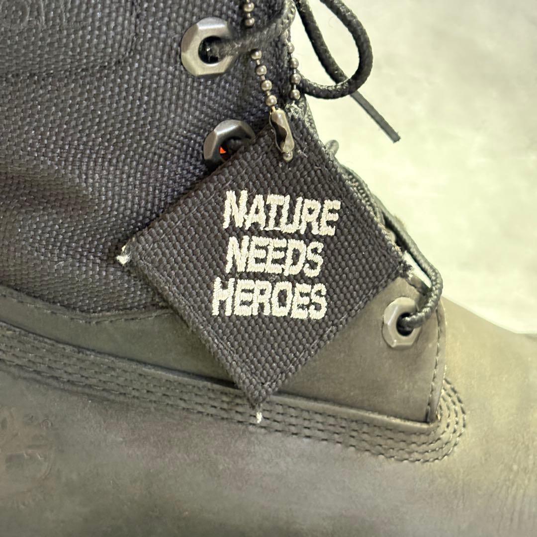 ティンバーランド　6インチプレミアムブーツ　nature needs heroe