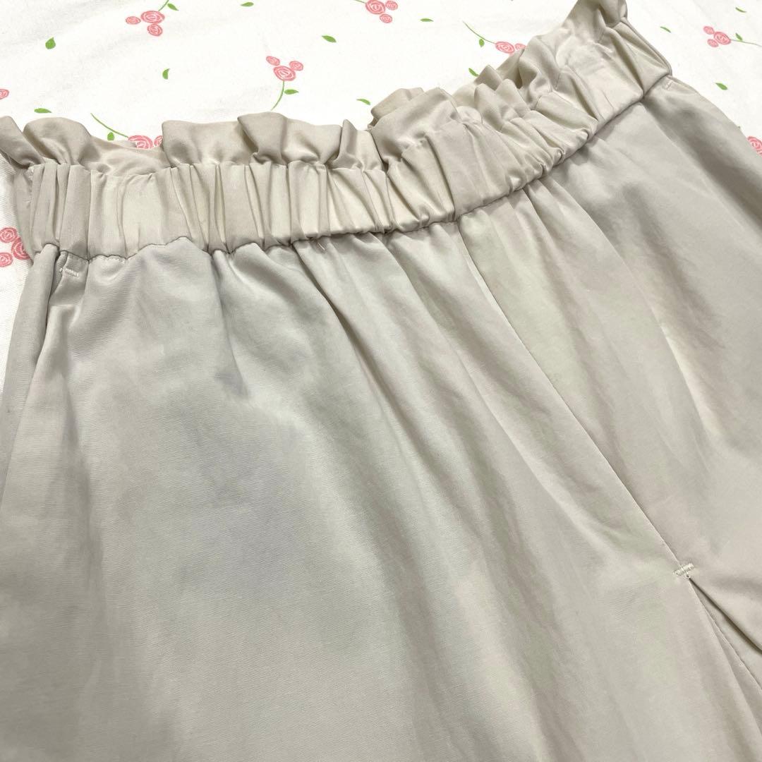 未使用　ジャーナルスタンダード　ミニタリークロス タックキュロットパンツ