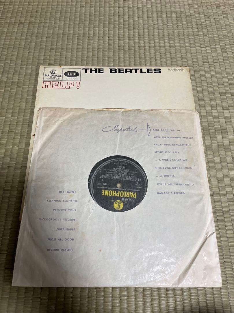 THE BEATLES / HELP! UKオリジナル　LPレコード　ビートルズ