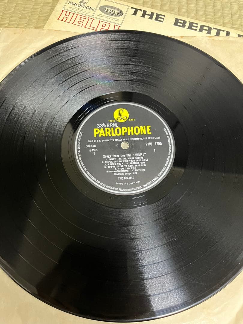 THE BEATLES / HELP! UKオリジナル　LPレコード　ビートルズ