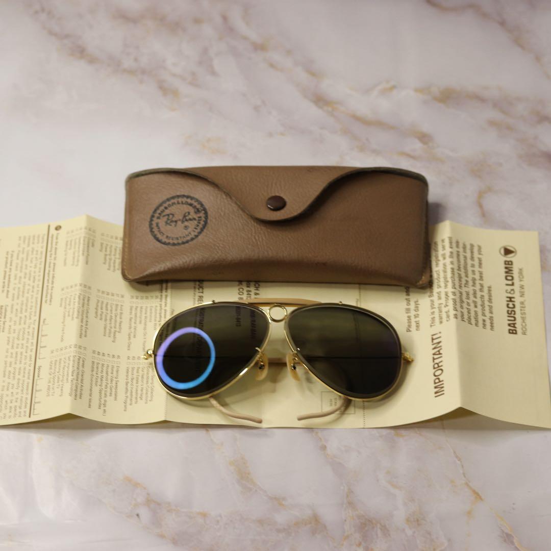 ray ban ティアドロップ y2k パイロット サングラス ケース付き