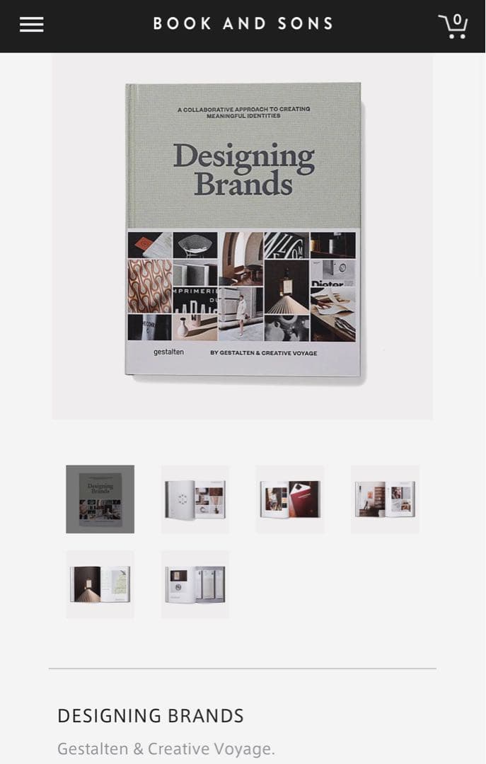 新品 Gestalten Designing Brands デザインブック 本