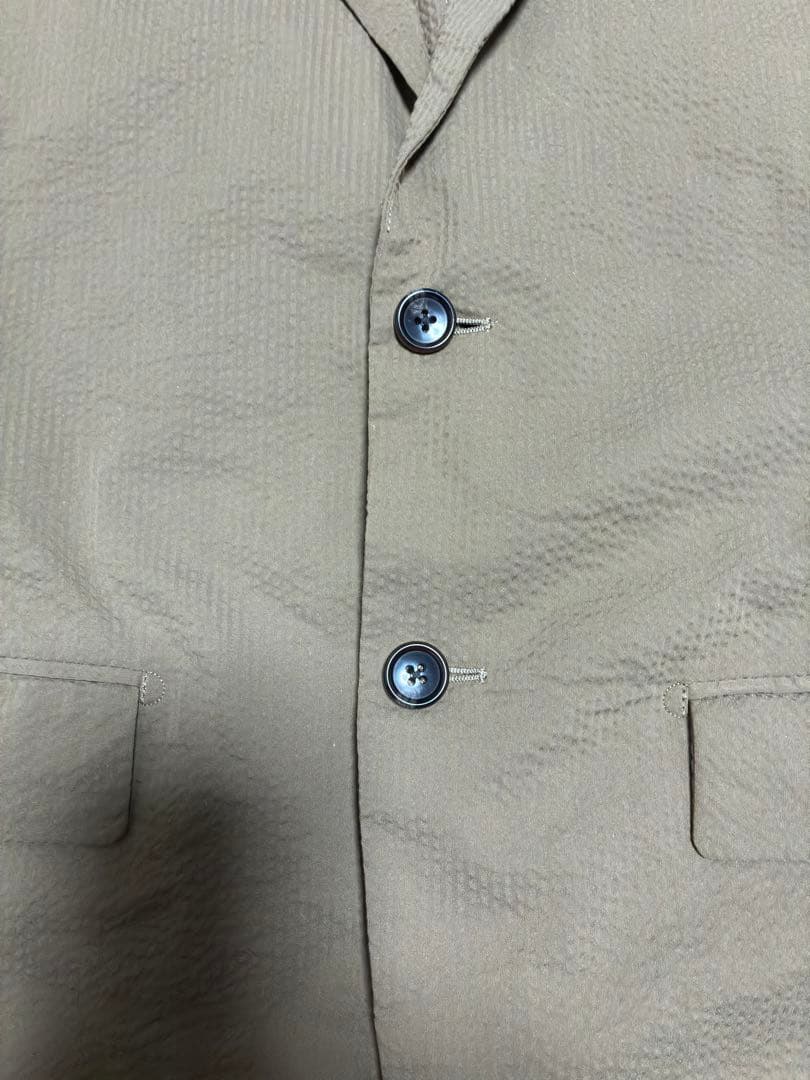 UNITED ARROWS セットアップ　ベージュ　サイズ４６　シアサッカ