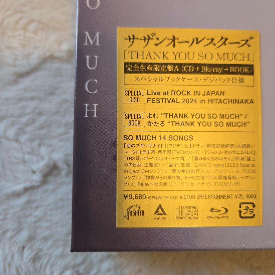 サザンオールスターズ 「THANK YOU SO MUCH」 完全生産限定版A