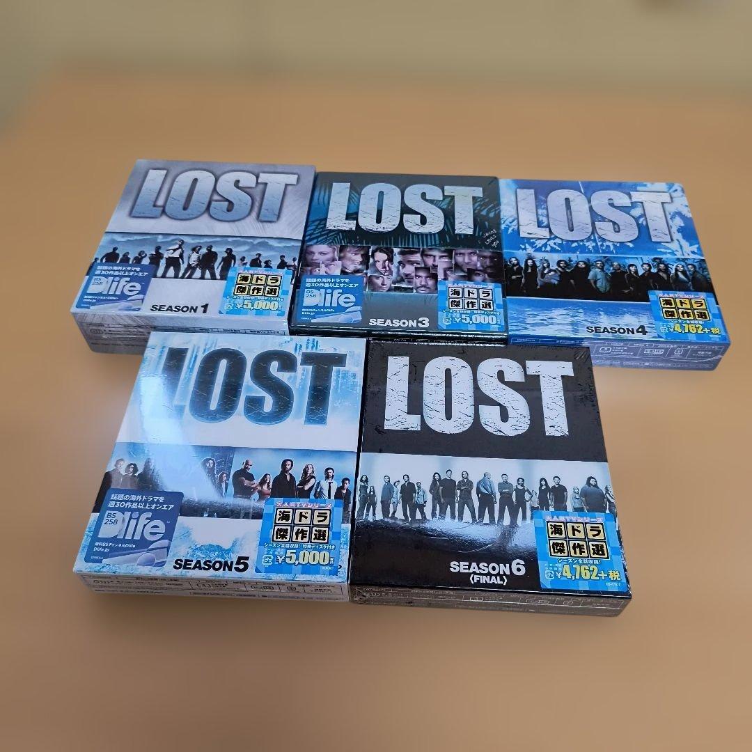 【新品 未開封】LOST ロスト DVD シーズン1.3.4.5.6 2欠品 海