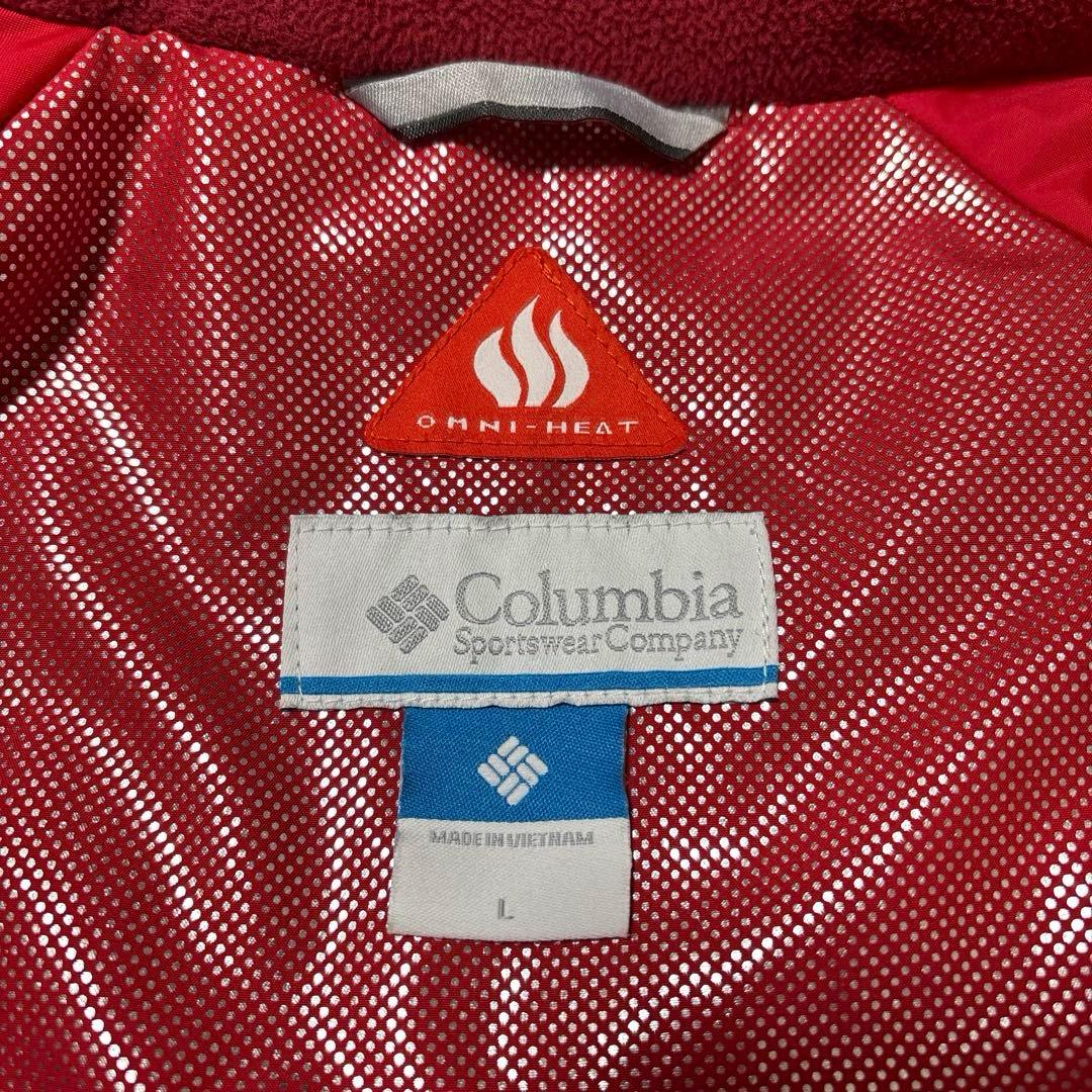 Columbia オムニテック　スノージャケット　L 155-165 赤　即日
