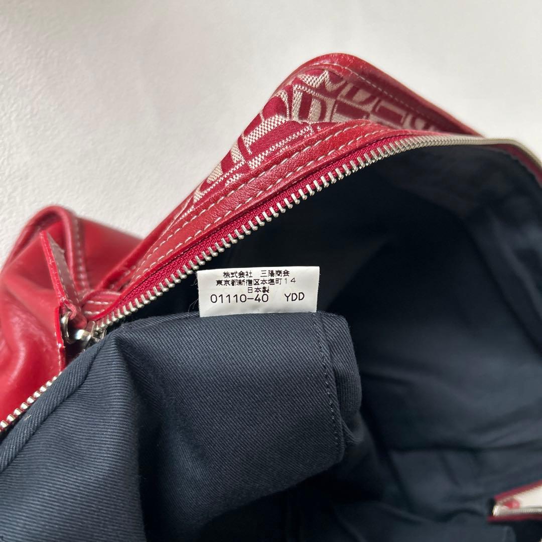 美品✨バーバリーブルーレーベル　ビンテージバッグ ボストンバックBロゴ　総柄