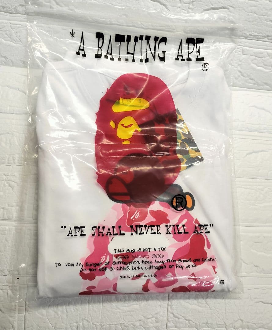 【新品 ダグ付】A BATHING APE ベビーマイロ Tシャツ S サイズ