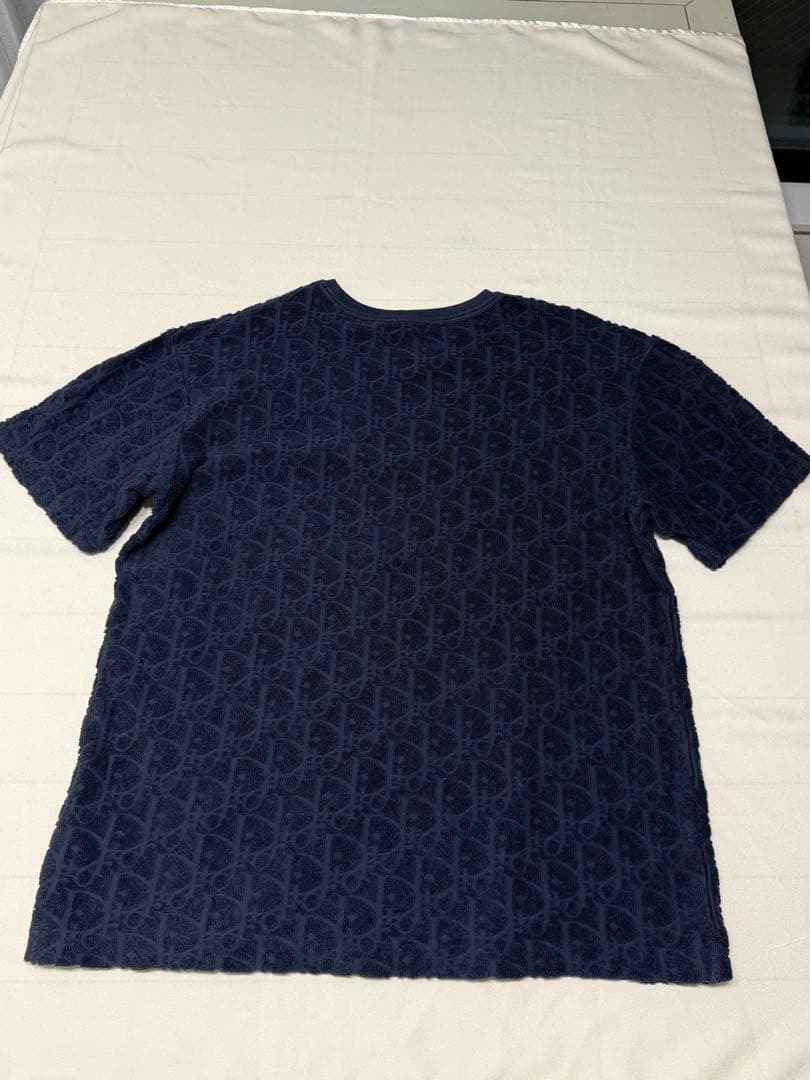はなさん専用Dior ネイビー Tシャツ　タオル地　パイル　トロッター柄 XS