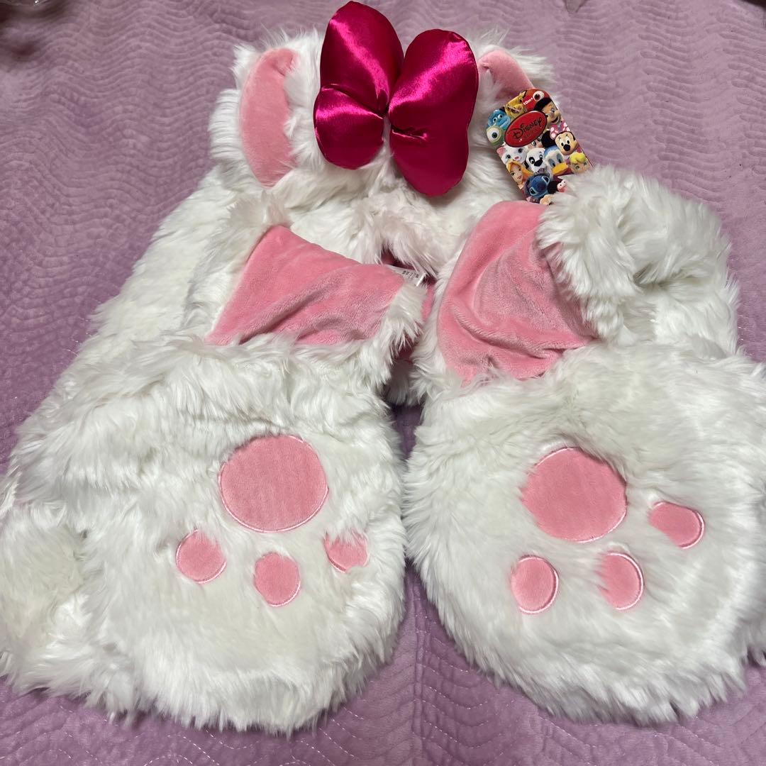 ディズニー マリーちゃん マフラーキャップ 新品未使用