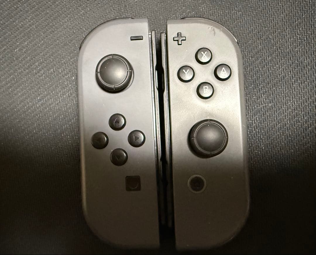 Nintendo Switch グレー 本体ジョイコン　 グレー紫黄色付き