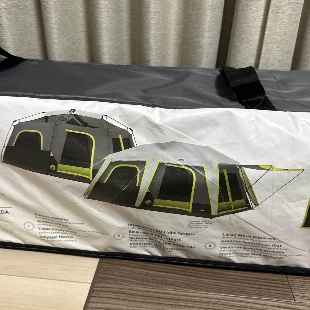 新品　10人用テント　コア　インスタントキャビンテント　10人用