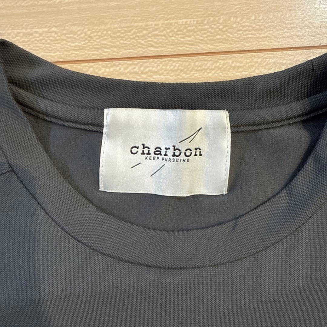 ウォーキング・ランニングウェア charbon DRY SMOOTH SLEEVELESS T-SHIRTS S