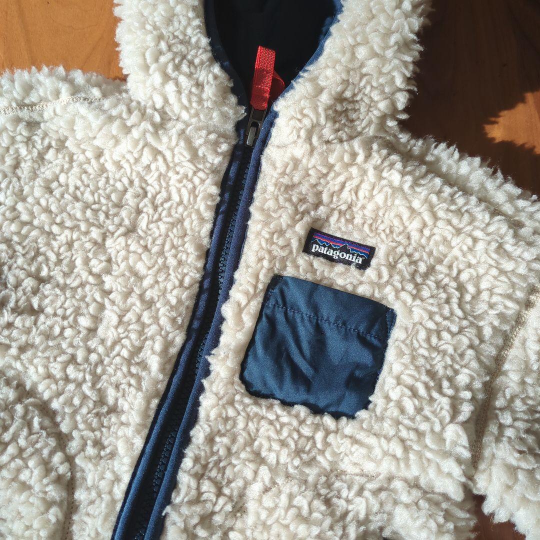 Patagonia ジャケット クリーム色/ネイビー