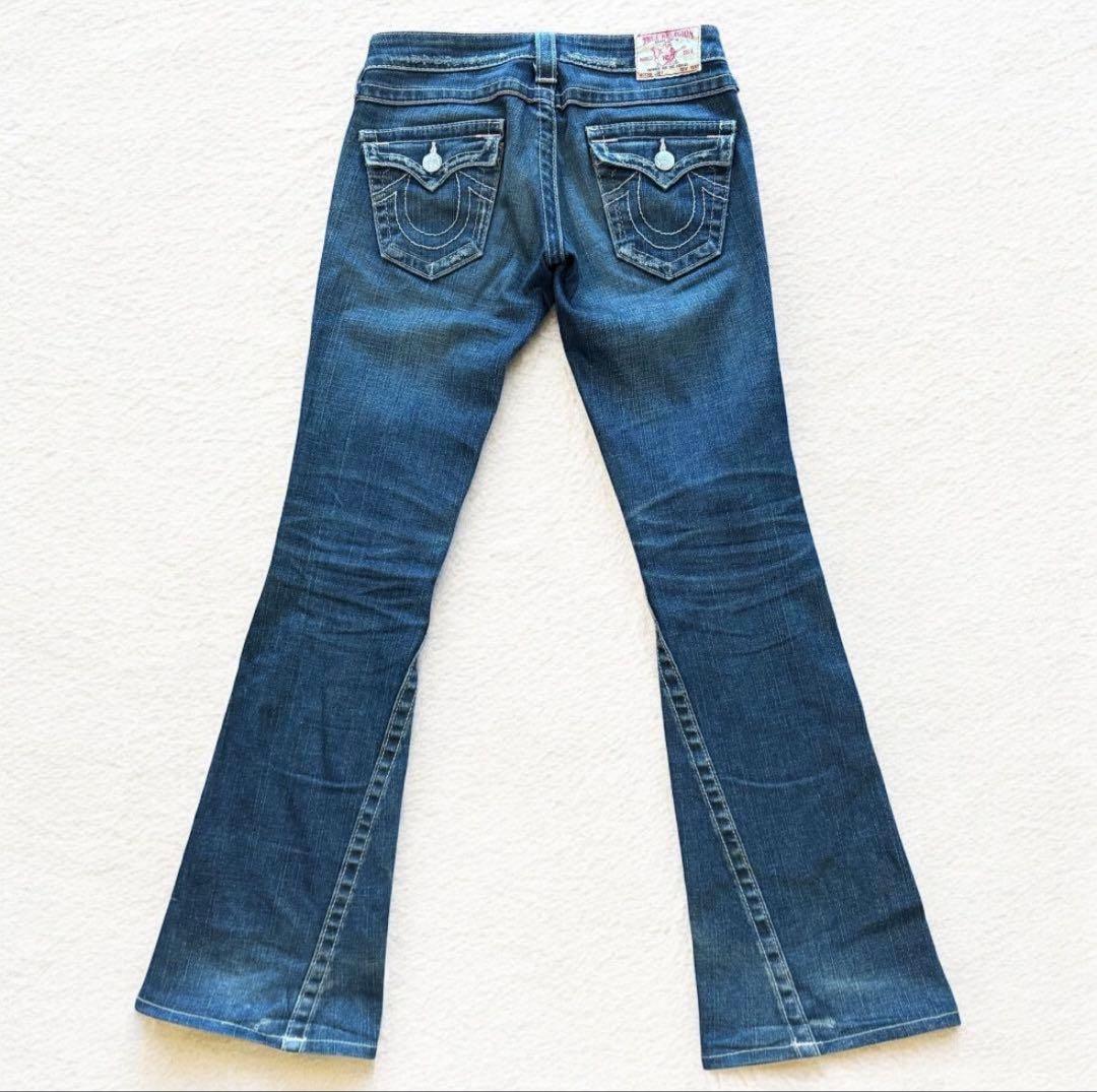 TRUERELIGION ローライズブーツカットフレアデニム25