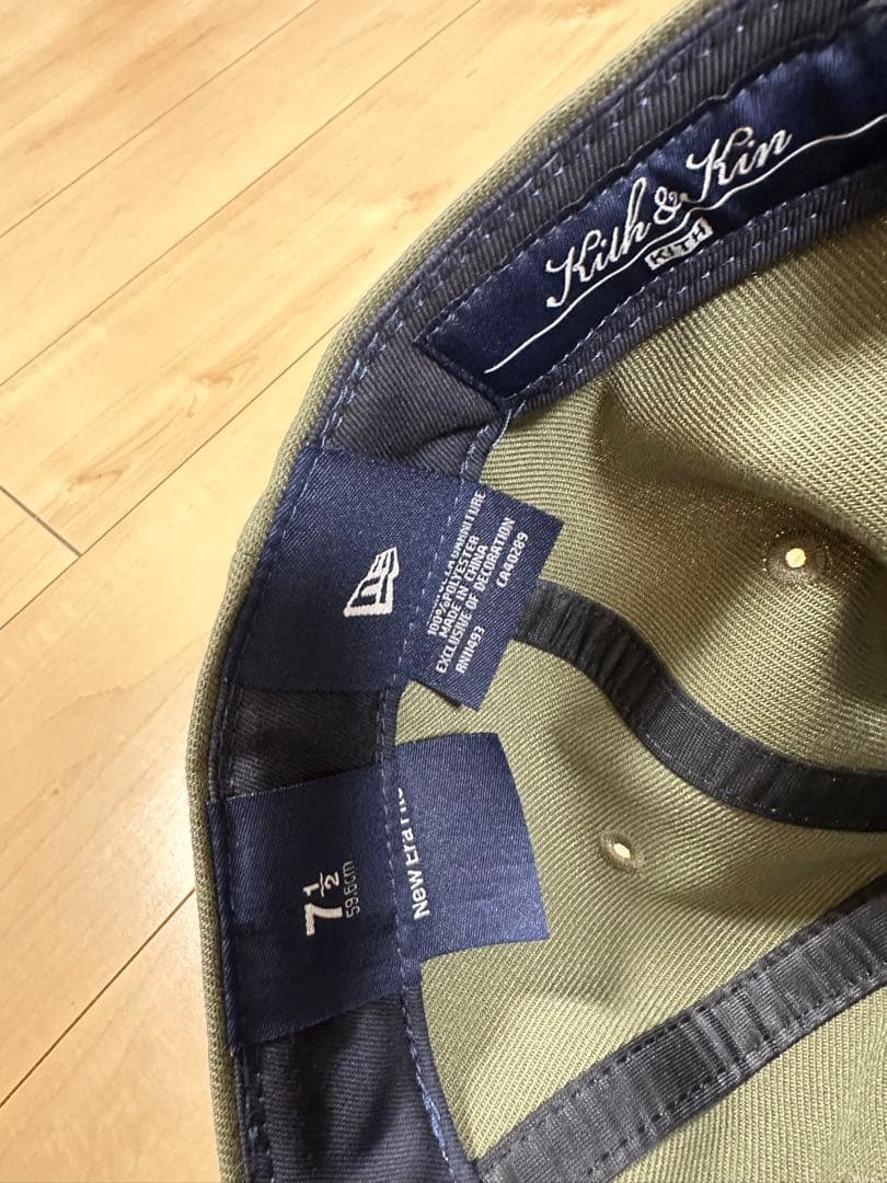 KITH オリーブキャップ　ニューエラ